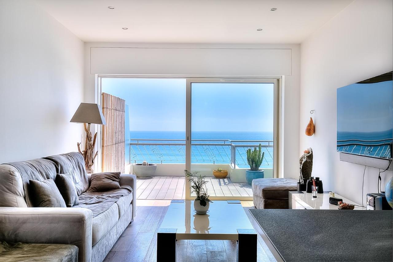 Le Florentina, Dernier Etage Avec Terrasse, Vue Sur La Baie Des Anges Apartment นีซ ภายนอก รูปภาพ
