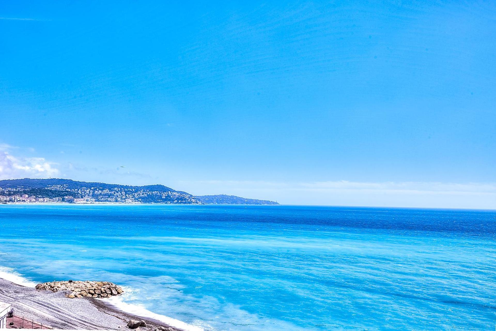 Le Florentina, Dernier Etage Avec Terrasse, Vue Sur La Baie Des Anges Apartment นีซ ภายนอก รูปภาพ